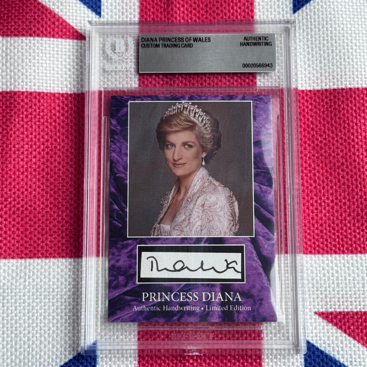 Princess Diana Authenticated Handwritten Letter Card