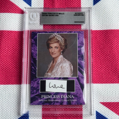 Princess Diana Authenticated Handwritten Letter Card