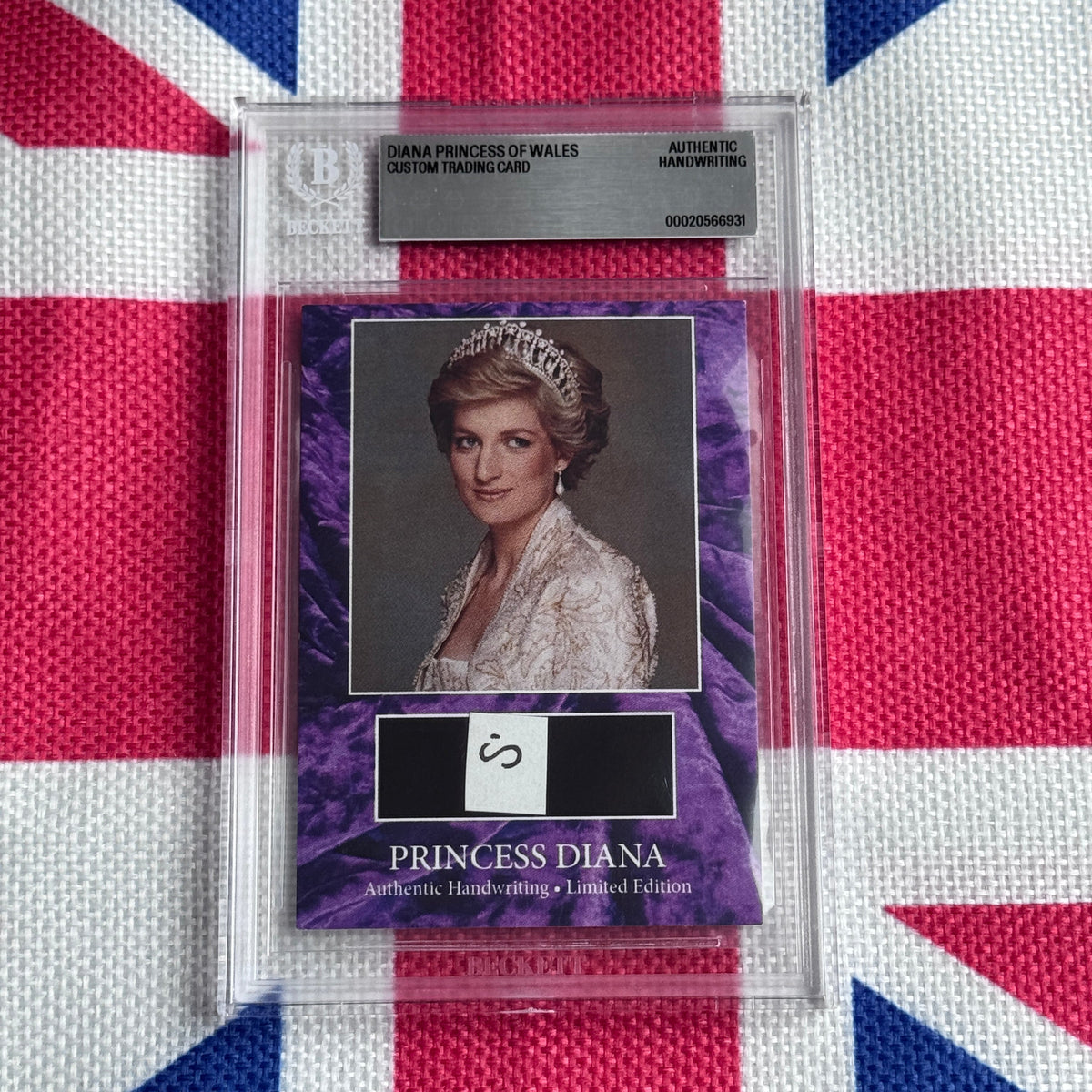 Princess Diana Authenticated Handwritten Letter Card