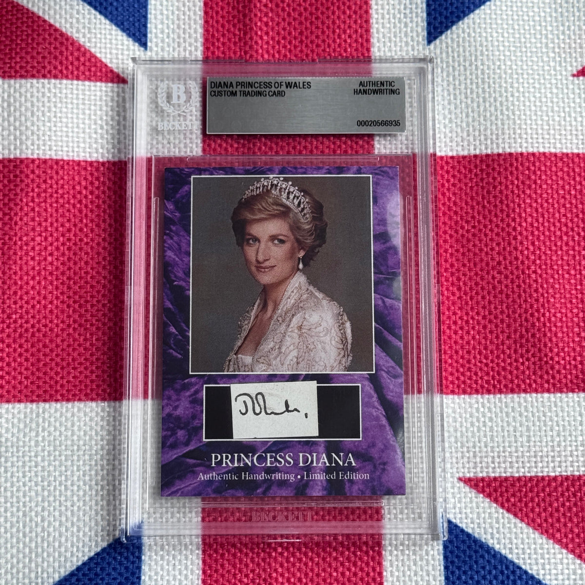 Princess Diana Authenticated Handwritten Letter Card