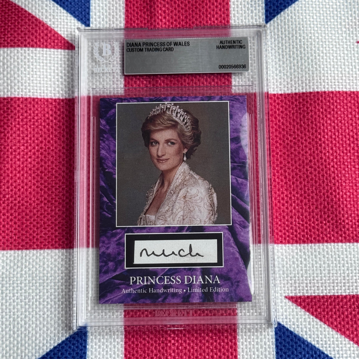 Princess Diana Authenticated Handwritten Letter Card