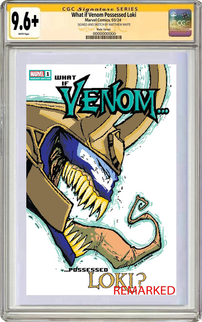 WHAT IF VENOM #1 | Matthew Waite Skottie Young Homage Variant