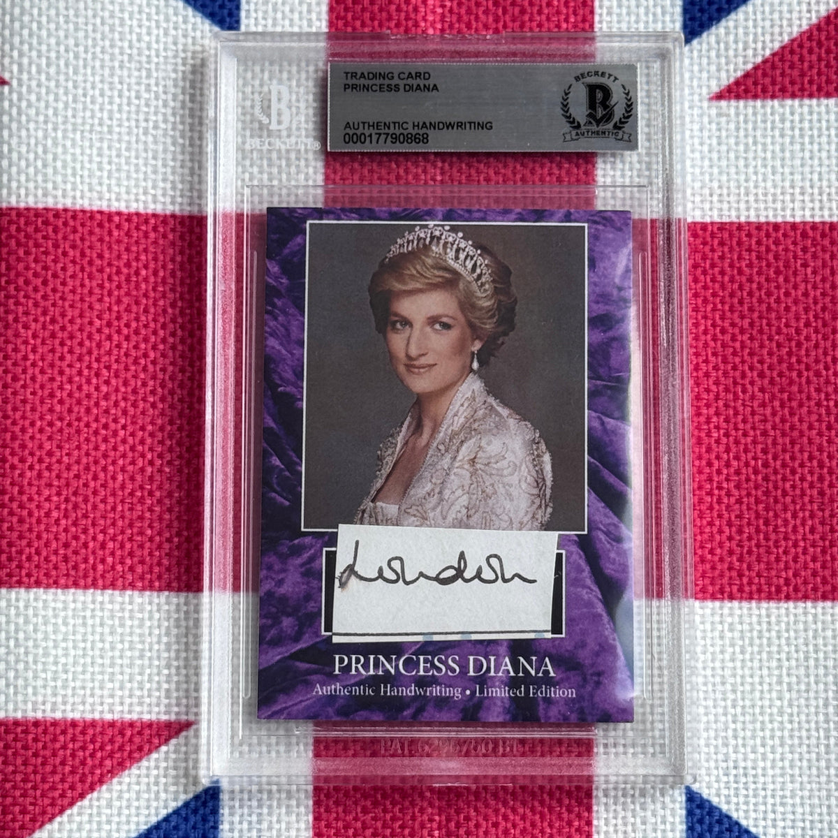 Princess Diana Authenticated Handwritten Letter Card