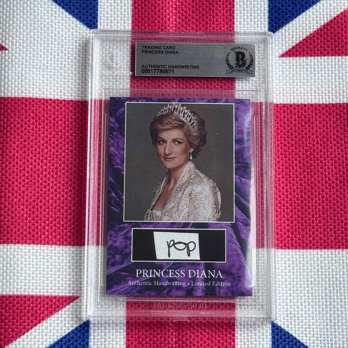 Princess Diana Authenticated Handwritten Letter Card