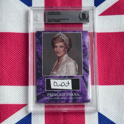 Princess Diana Authenticated Handwritten Letter Card