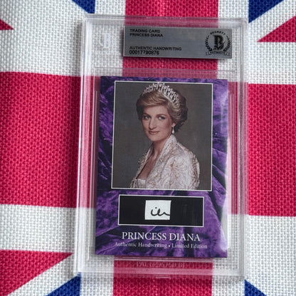 Princess Diana Authenticated Handwritten Letter Card