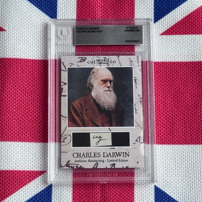 Charles Darwin Beckett Encapsulated Handwriting Removed from an Autograph Letter Signed
