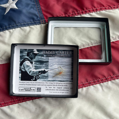 President Jimmy Carter's Personally Owned Fly Fishing Lure From his Estate