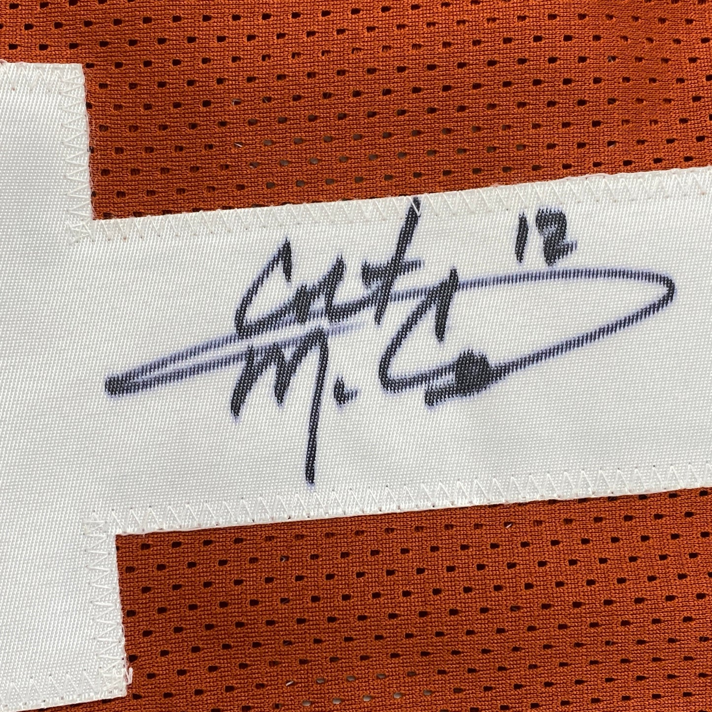 Autographed Colt McCoy Texas Orange College Football Jersey JSA COA