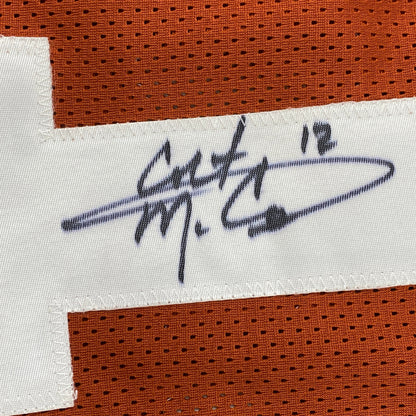 Autographed Colt McCoy Texas Orange College Football Jersey JSA COA