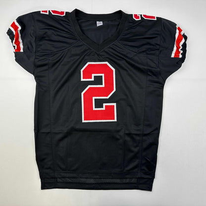 Autographed Chris Olave Ohio State Black College Jersey