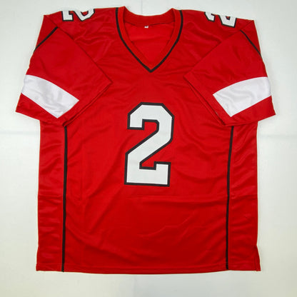 Autographed/Signed Chase Edmonds Arizona Red Football Jersey