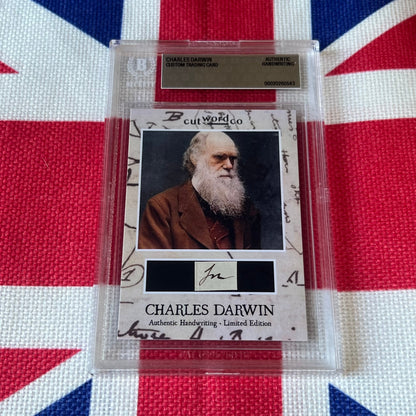 Charles Darwin Beckett Encapsulated Handwriting Removed from an Autograph Letter Signed