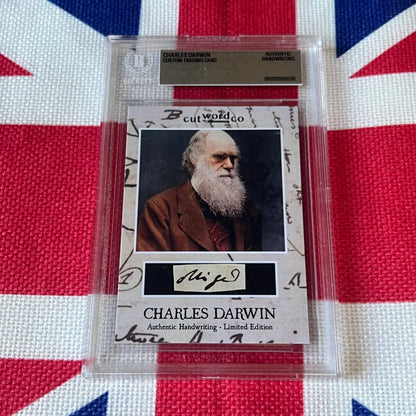 Charles Darwin Beckett Encapsulated Handwriting Removed from an Autograph Letter Signed