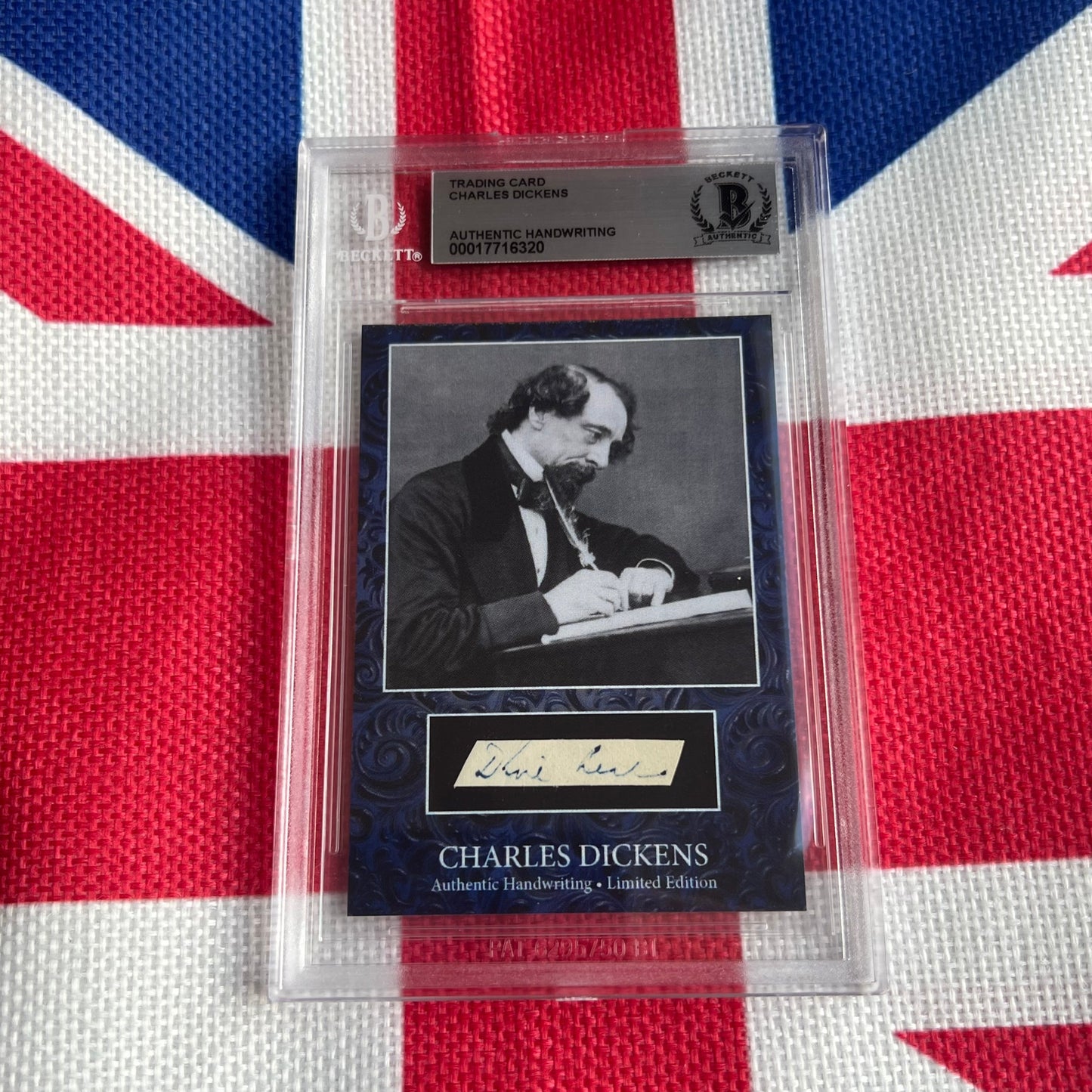 Authentic Charles Dickens Handwriting Cards Dickens Wrote Himself