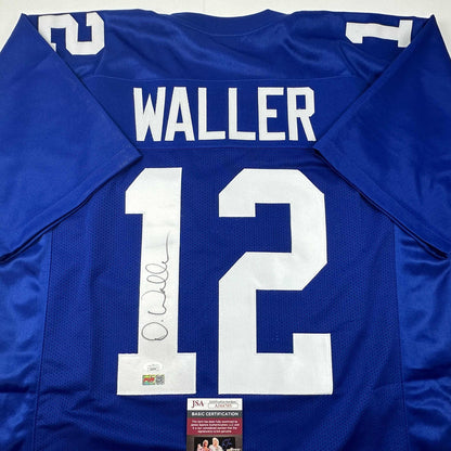 Autographed Darren Waller New York Blue Jersey