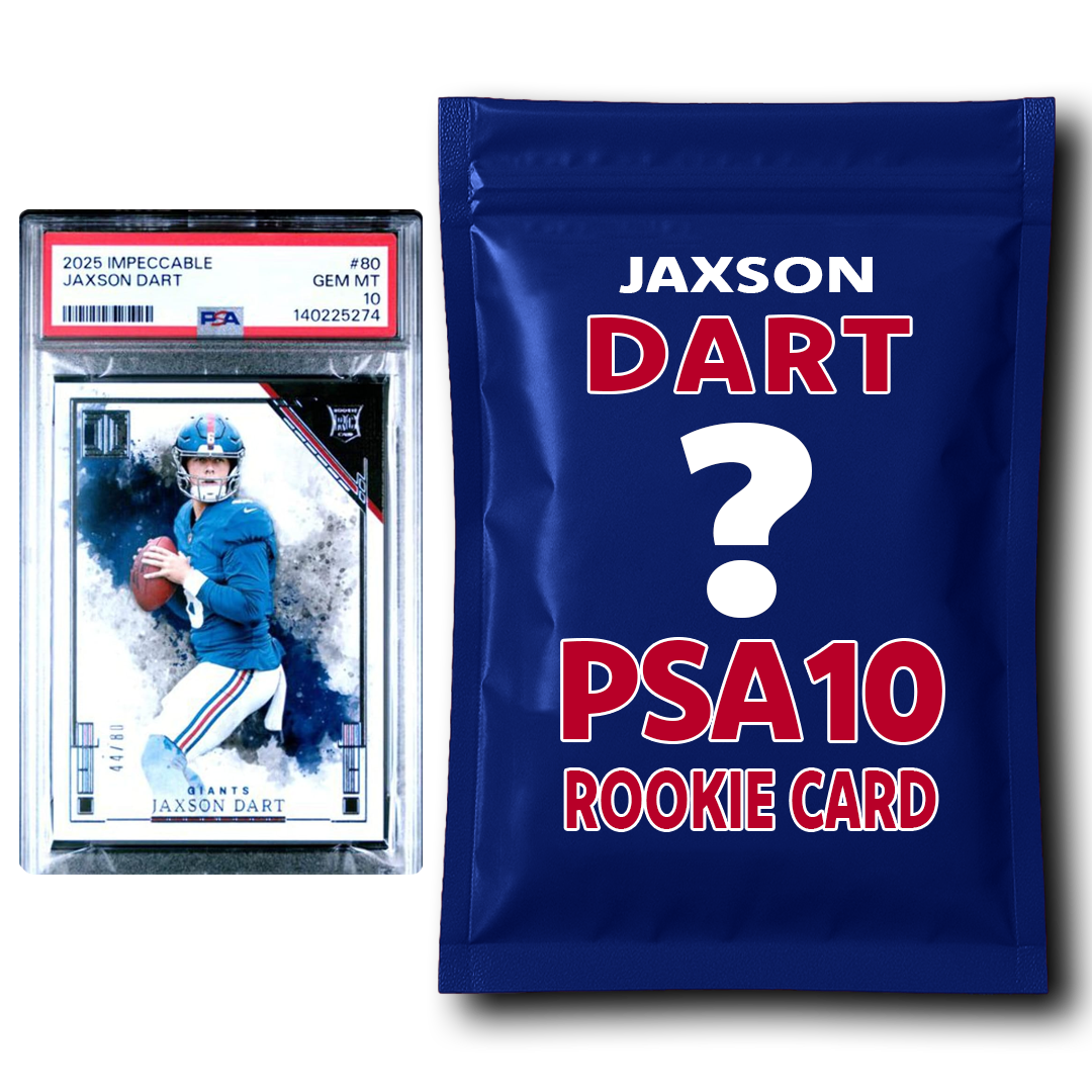 Jaxson Dart PSA 10 Graded Football Rookie Card Mystery Pack