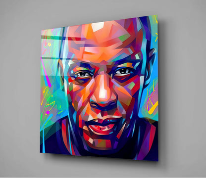 Hip Hop Producer Glass Wall Art