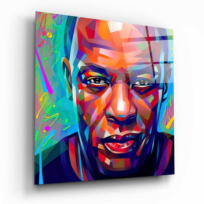 Hip Hop Producer Glass Wall Art