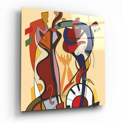Wild Party Color Splash Glass Wall Art