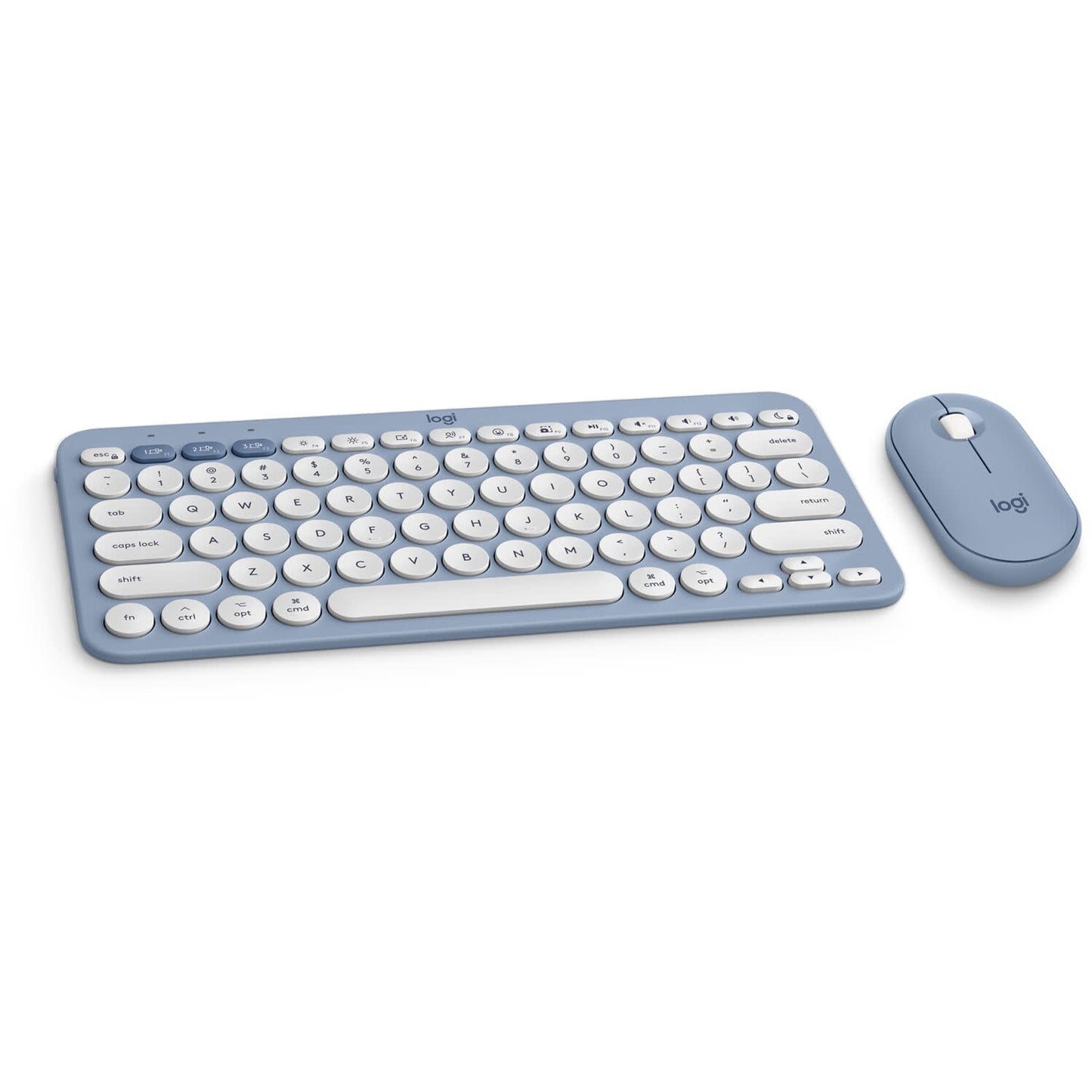 Logitech Pebble 2 Combo Slim Wireless Bluetooth Keyboard and Mouse for Mac