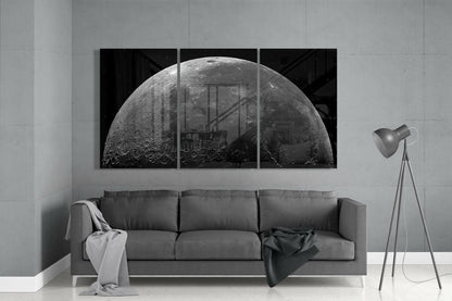 Prismatic Light Spectrum Mega Glass Wall Art