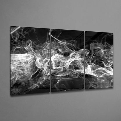 Smoke Mega Glass Wall Art