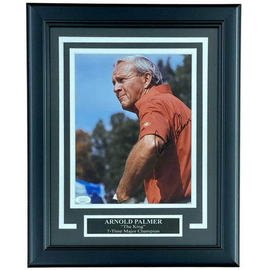 Arnold Palmer Autographed Golf Deluxe Framed 8x10 Photo - JSA