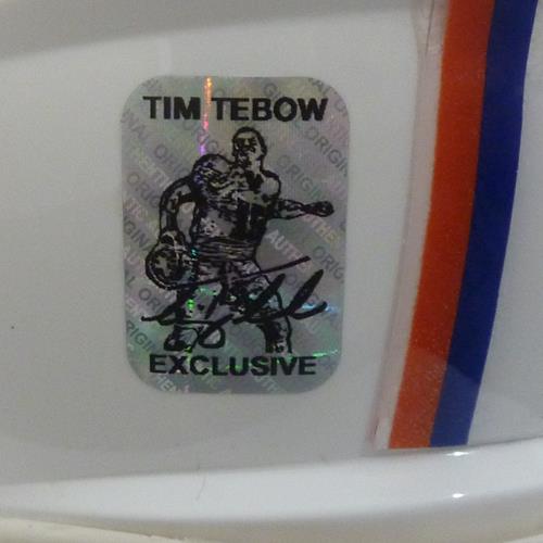 Tim Tebow Autographed Florida Gators (Stars and Stripes) Mini Helmet - Tebow Holo