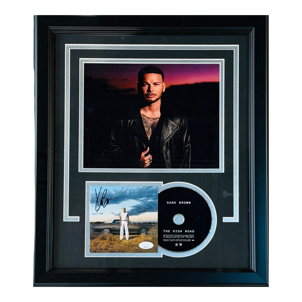 Kane Brown Autographed The High Road Deluxe Framed CD and Booklet - JSA