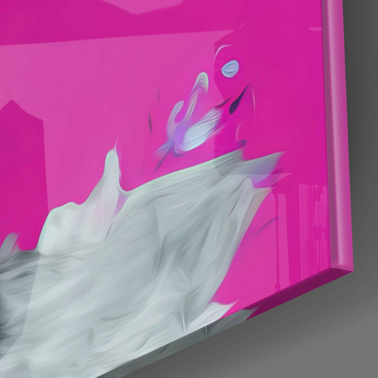 Geometric Mind Abstraction Glass Wall Art  || Designers Collection