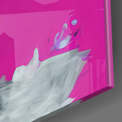 Geometric Mind Abstraction Glass Wall Art  || Designers Collection