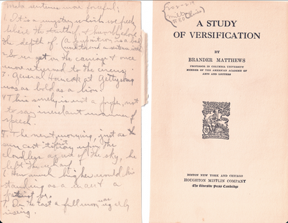 Knute Rockne Beckett Encapsulated Handwriting Removed from his Notre Dame Textbook Signed