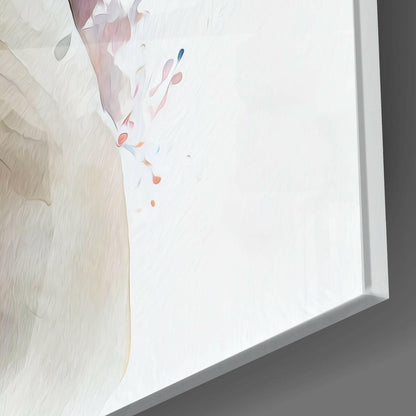 Brindle Bulldog Soft Watercolor Glass Wall Art