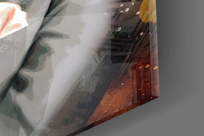 Miami Crime Boss Glass Wall Art || Designer Collection