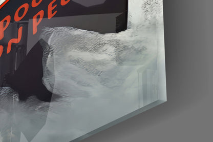 Blue Sky Seagull With Open Book Glass Wall Art