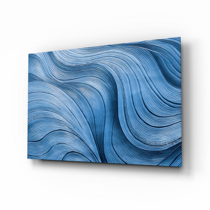 Elevate Your Space with Ocean Waves Glass Wall Art