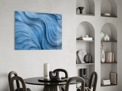 Elevate Your Space with Ocean Waves Glass Wall Art