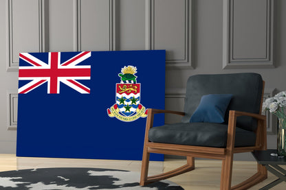 Cayman Islands Flag Glass Wall Art