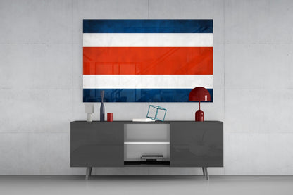 Thailand Flag Wall Art Glass Wall Art