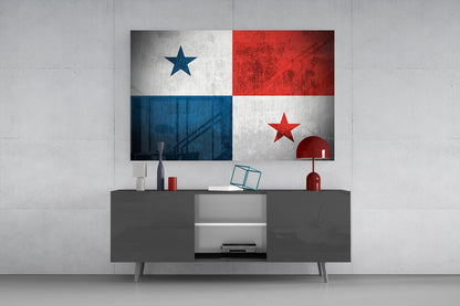 Vivid, patriotic wall art Glass Wall Art