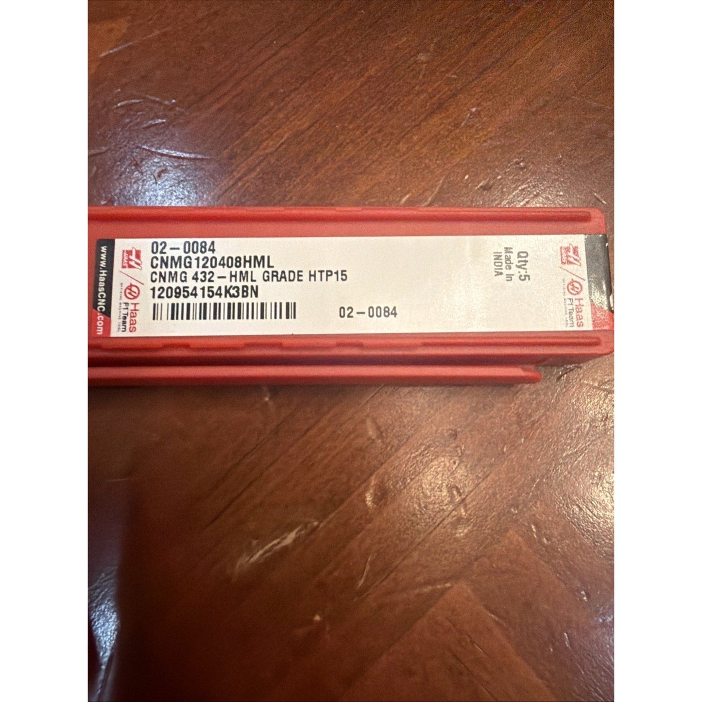 Haas CNMG 432 HML HTP15 Carbide Inserts 02-0084 5pcs New