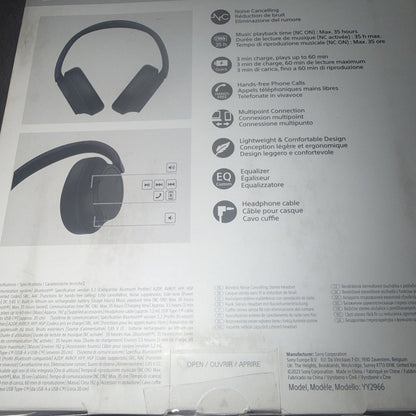 Sony WH-CH720N Wireless Noise Canceling Over-Ear Headphones — Black (Open Box)