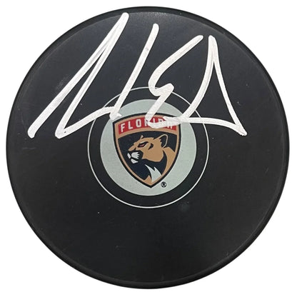 Aaron Ekblad autographed Florida Panthers hockey puck with JSA