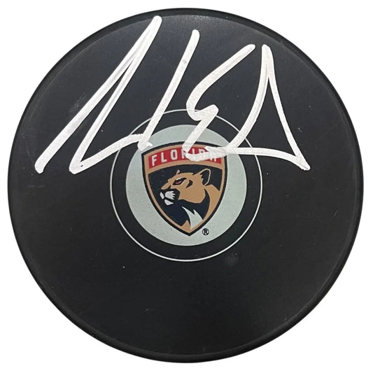 Aaron Ekblad autographed Florida Panthers hockey puck with JSA