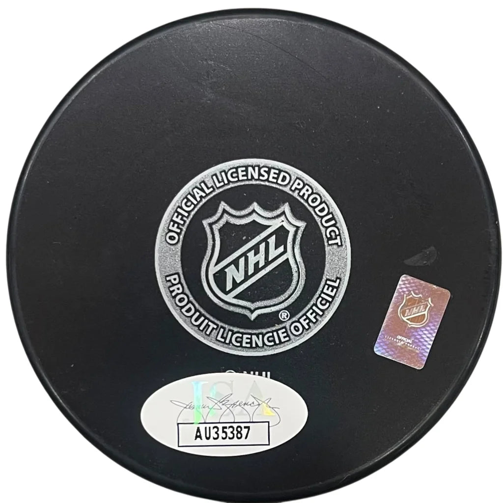 Aaron Ekblad autographed Florida Panthers hockey puck with JSA