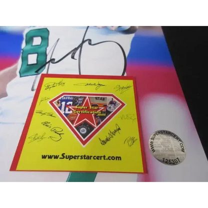 Autographed Aaron Rodgers Jets signed 8x10 photo with certification for Jets signed memorabilia