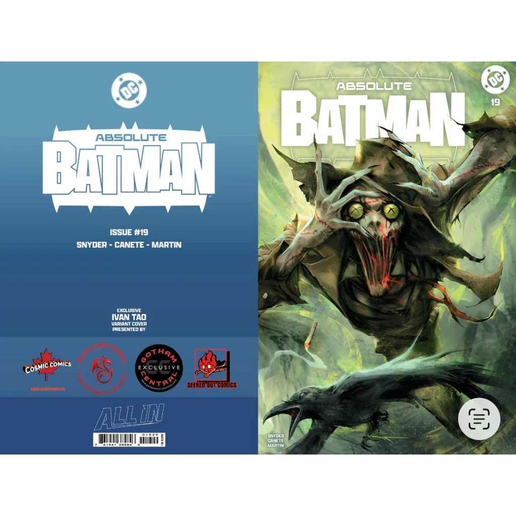 ABSOLUTE BATMAN 19 IVAN TAO TRADE | Black Saber Comics | vintageantiquesgifts.com