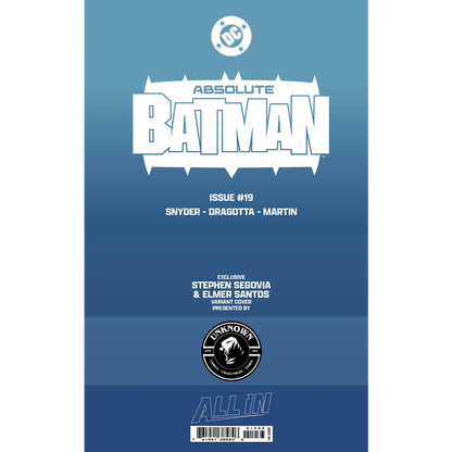 Absolute Batman #19 Stephen Segovia Exclusive Var | Collectible US Comic Book Variant | vintageantiquesgifts.com