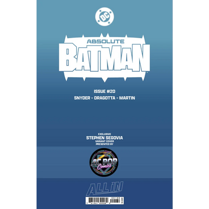Absolute Batman #20 Stephen Segovia Exclusive Var | Collectible US Comic Book Variant | vintageantiquesgifts.com